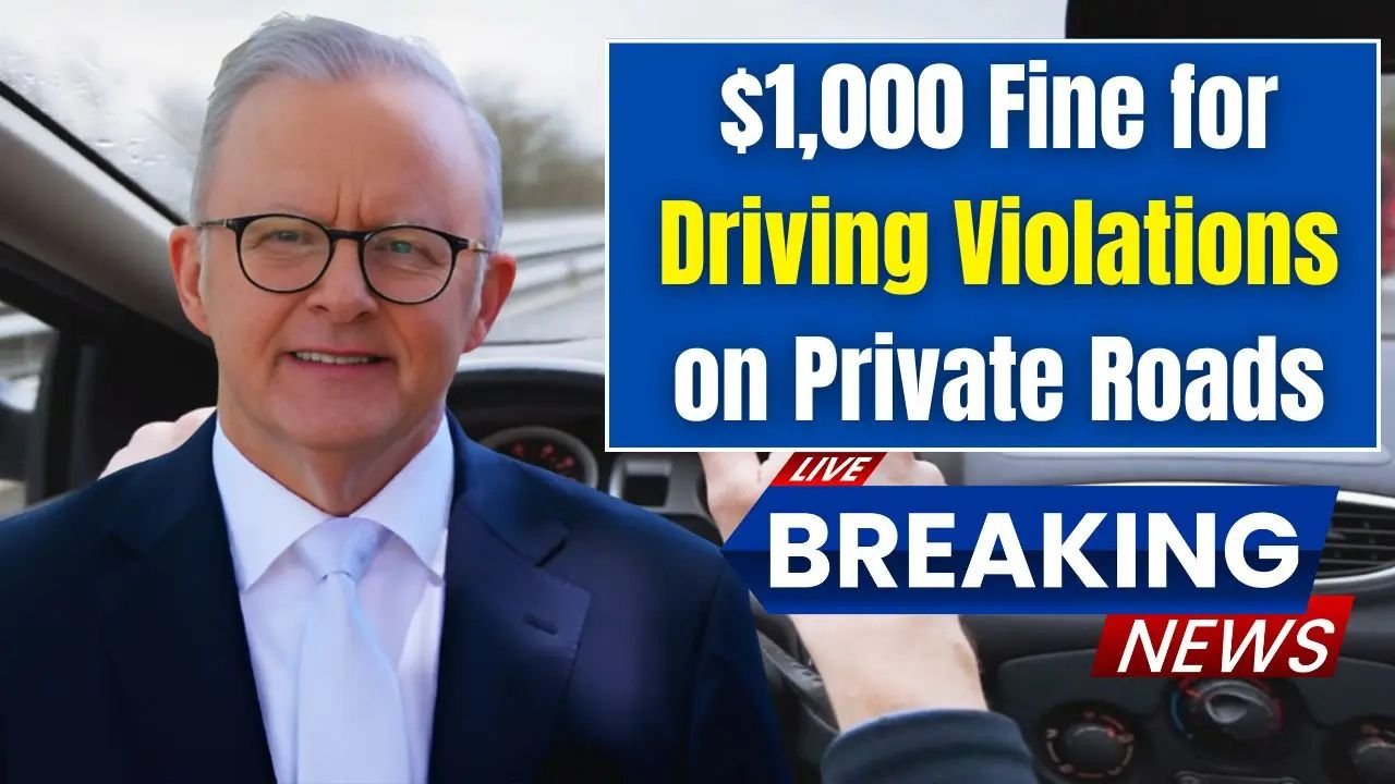 1000 Fine for Driving Violations on Private Road